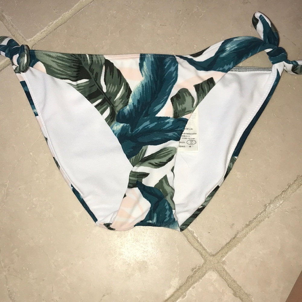 A tropical bikini bottom
